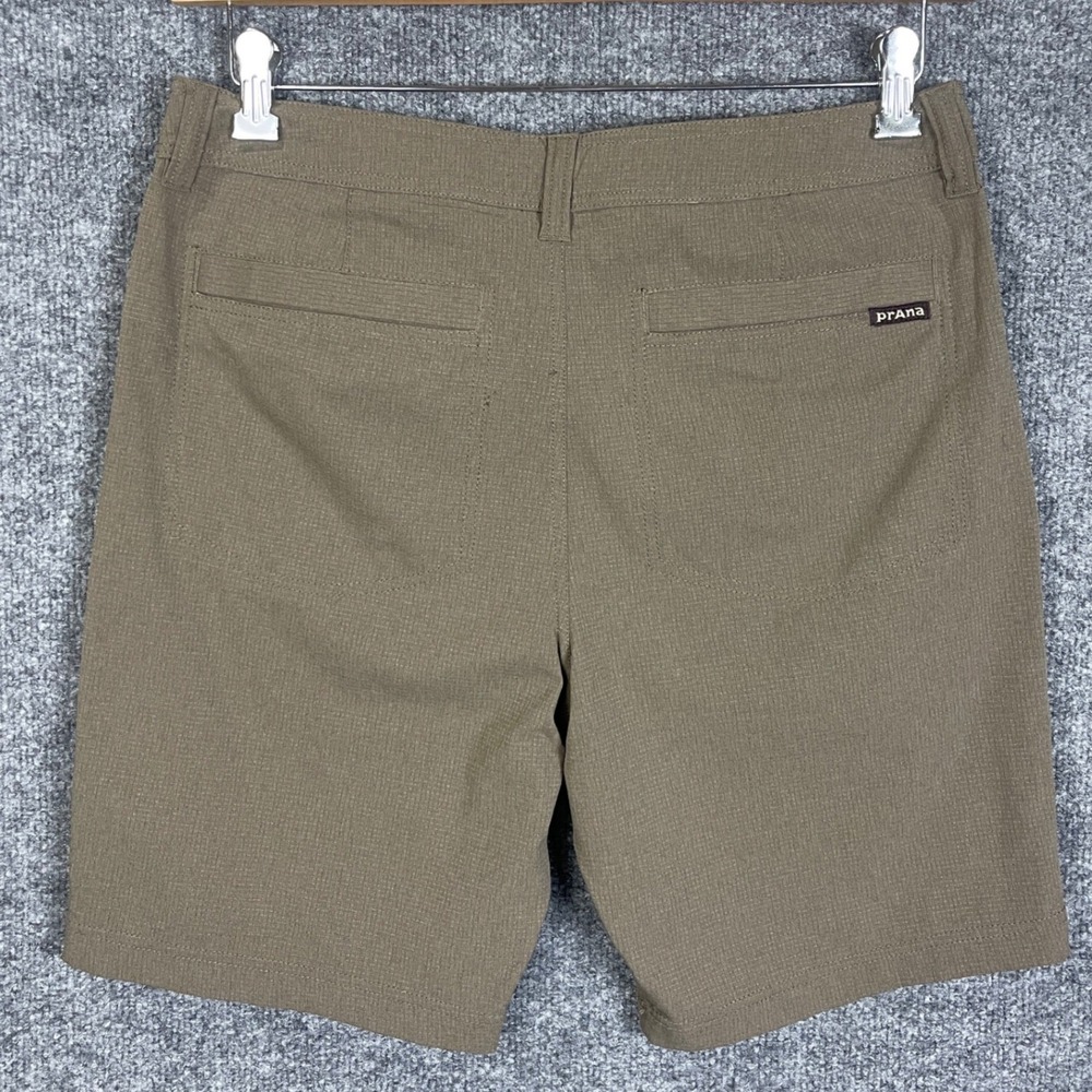 Prana  Shorts Mens 31 Brown Stretch Hiking Outdoor Quick Dry - Picture 2 of 9